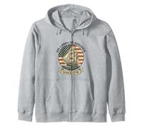 Pas de seigneurs en Amérique depuis 1776 Vintage Patriotic 4th of July Sweat à Capuche