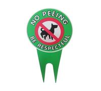 Pas De Signe Pipi Chien - S'il Vous Plaît Soyez Respectueux Sans Avec Les Enjures En Métal Signes Pipi, Lisez Poliment Respectueux, Proté