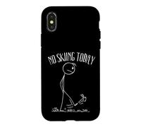 Pas de Ski Aujourd'hui, Stickman Kicks Can Coque pour iPhone X/XS