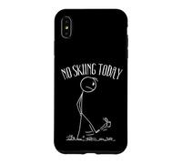 Pas de Ski Aujourd'hui, Stickman Kicks Can Coque pour iPhone XS Max