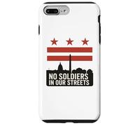 Pas de Soldats dans nos Rues, Manifestation pour Le Drapeau de Washington DC Coque pour iPhone 7 Plus/8 Plus