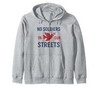 Pas de Soldats dans nos Rues - Résistance Pacifique Sweat à Capuche