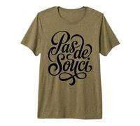 Pas de Souci - Inscription No Worries T-Shirt Haut de Gamme