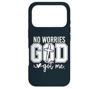 Pas de soucis, Dieu m'a donné Un Seigneur Jésus chrétien Afro-américain Coque pour iPhone 17 Pro