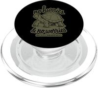 Pas de soucis et Pas de soucis - Sensibilisation à Moi/SFC - Tortue Lente PopSockets PopGrip pour MagSafe