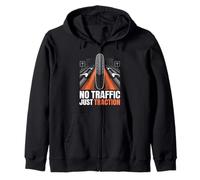 Pas de trafic, juste traction vélo de trajet Sweat à Capuche