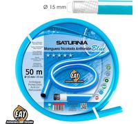 Pas de tube tricoté bleu torsion Ø 15 mm. Rouleau de 50 mètres. Tuyau anti-torsion, tuyau sans coude, tuyau sans noeud