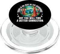 Pas de WiFi dans Les Redwoods Trees California Digital Detox PopSockets PopGrip pour MagSafe