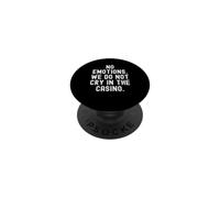 Pas d'émotions, on ne pleure Pas dans The Casino Bold PopSockets PopGrip Adhésif