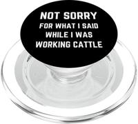 Pas désolé pour ce Que J'Ai Dit Pendant Que Je travaillais PopSockets PopGrip pour MagSafe