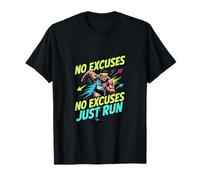 Pas d'excuses, il Suffit de Courir Un Design de Fitness motivant T-Shirt