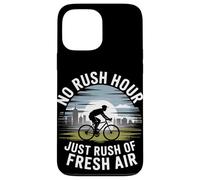 Pas d'heure de pointe, juste une précipitation de vélo à l'air frais Coque pour iPhone 13 Pro Max