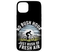 Pas d'heure de pointe, juste une précipitation de vélo à l'air frais Coque pour iPhone 15 Plus