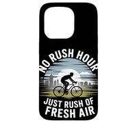 Pas d'heure de pointe, juste une précipitation de vélo à l'air frais Coque pour iPhone 15 Pro