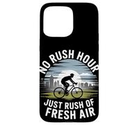 Pas d'heure de pointe, juste une précipitation de vélo à l'air frais Coque pour iPhone 15 Pro Max