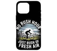 Pas d'heure de pointe, juste une précipitation de vélo à l'air frais Coque pour iPhone 16 Pro Max