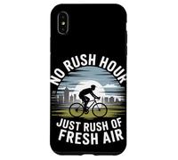 Pas d'heure de pointe, juste une précipitation de vélo à l'air frais Coque pour iPhone XS Max