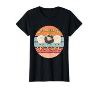 Pas différent Moutons spéciaux en Noir Moutons à Message T-Shirt Graphique avec Valeur, Femme, Noir, XL