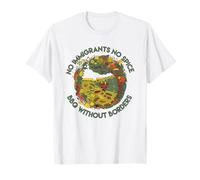 Pas d'immigrants, pas de barbecue aux épices sans frontières T-Shirt