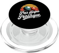 Pas Dispo Jai Petanque French Boules Retro PopSockets PopGrip pour MagSafe
