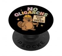 Pas d'oligarques, Otter Dam, la cupidité PopSockets PopGrip Adhésif