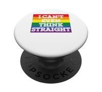 Pas Droit - Pride Rainbow Queer Lesbienne Gay BI CSD LGBTQ+ PopSockets PopGrip Adhésif