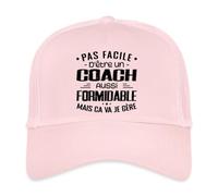 Pas Facile D'Être Un Coach Formidable Cadeau Entraîneur Casquette Trucker