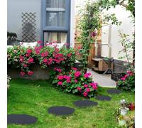 Pas Japonais - Décoration De Pavé pour Allées,Dalles Décoratives avec Piquets De Sol pour Les Sentiers Les Arrière-Cours Les Piscines Les Patios Et Les Espaces Extérieurs