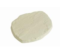 Pas japonais Fleur en béton sable, L.38 x l.32 x Ep.3.5 cm G