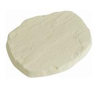 Pas japonais Fleur en béton sable, L.38 x l.32 x Ep.3.5 cm G