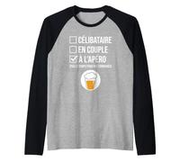 Pas Le Temps pour Vos Conneries Humour Apéro Célibataire Manche Raglan