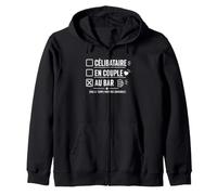 Pas Le Temps pour Vos Conneries Humour Apéro Célibataire Sweat à Capuche
