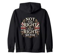 Pas Loin Droit, Juste Jusque là - Style rétro Vintage Sweat à Capuche