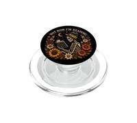 Pas Maintenant Je lis Gothic Skeleton Book Lover PopSockets PopGrip pour MagSafe