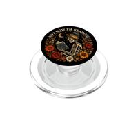 Pas Maintenant Je lis Gothic Skeleton Book Lover PopSockets PopGrip pour MagSafe