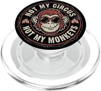 Pas Mon Cirque, Pas Mes singes PopSockets PopGrip pour MagSafe