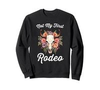 Pas Mon Premier rodéo, Jolie Cowgirl Bogo Bison Steer Sweatshirt