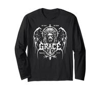 Pas Mort mais sauvé Jesus Grace Death Metal Ephésiens 2:8-9 Manche Longue