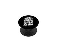 Pas Parce Que Le Super héros n'est Pas Un Titre de Poste Officiel Amusant PopSockets PopGrip Adhésif