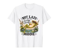Pas Paresseuse, Juste en Mode Économie D'énergie Art De T-Shirt