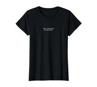 Pas Parfait pardonné Minimaliste chrétien T-Shirt Graphique avec Valeur, Femme, Noir, M