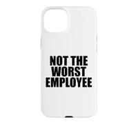 Pas Pire Travail salarié Sarcasme Travail drôle Travail Coque pour iPhone 15 Plus