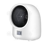 PAS Radiateur soufflant 500w 220v 18x14x10cm 50HZ low noise intelligent thermostat chaufferette electrique pour chambres et bureaux
