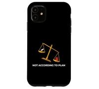 Pas Selon Le Plan penseur émotionnel philosophique Coque pour iPhone 11