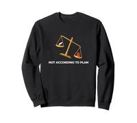 Pas Selon Le Plan penseur émotionnel philosophique Sweatshirt