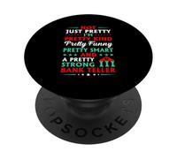 Pas Seulement Jolie, Je suis plutôt Gentille, Assez drôle, Assez Intelligente PopSockets PopGrip Adhésif