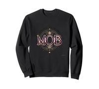 Pas Seulement la mère Mob Elegant Vintage Family Pride Sweatshirt, Unisexe pour Adultes, Noir, L