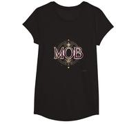 Pas Seulement la mère Mob Elegant Vintage Family Pride T-Shirt, Fille, Noir, S