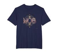 Pas Seulement la mère Mob Elegant Vintage Family Pride T-Shirt, Homme Grandes Tailles, Bleu Marine, 5X Tall