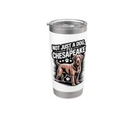 Pas seulement un chien, c'est un Chesapeake fier Chessie Retriever Gobelet isotherme en acier inoxydable double paroi